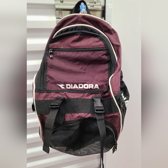 Diadora Backpack Sports School Bag Soccer Bag Italy
